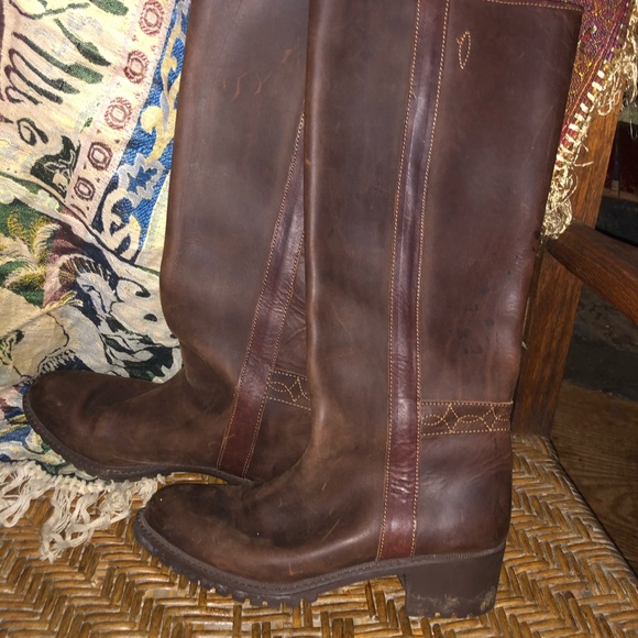 Cartujano Espana Tall Leather Boots - Picture 1 of 2